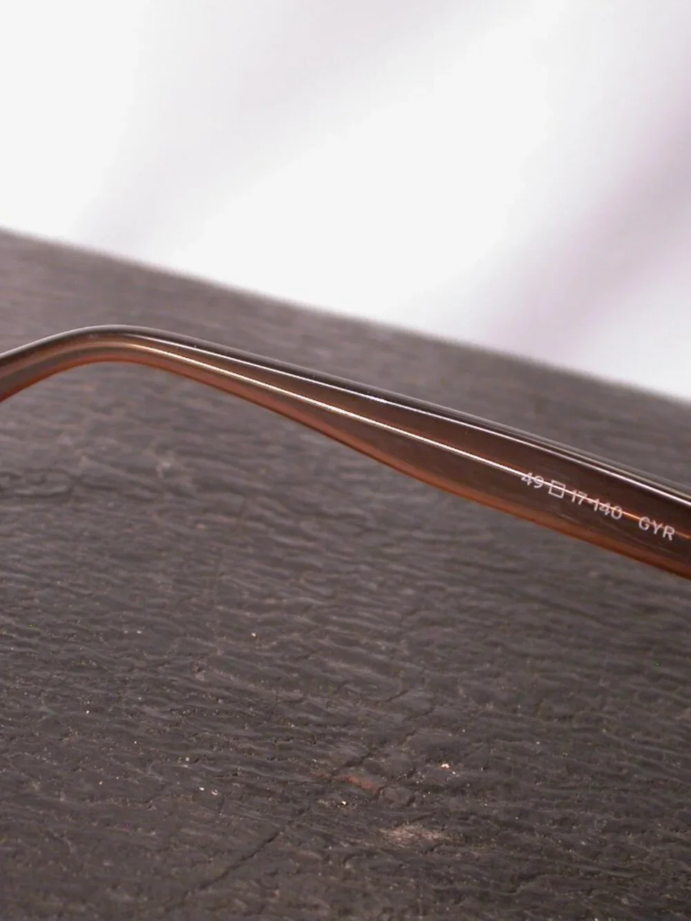 Barton Perreira Patsy Clear Stripe Classic Eyeglasses Frames Made in Japan
